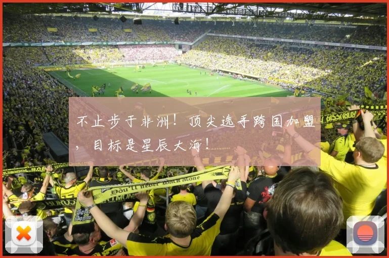 不止步于非洲！顶尖选手跨国加盟，目标是星辰大海！